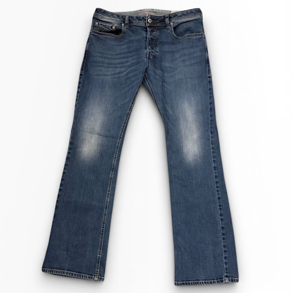 Vintage Diesel Zatiny Regular Bootcut Jeans Button Fly W33 L32 Stretch 084BU EUC